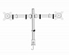 Кронштейн для мониторов Cactus CS-VM-D29-AL серебристый 13"-27" макс.8кг настольный поворот и наклон