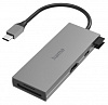 Разветвитель USB-C Hama H-200110 6порт. серый (00200110)