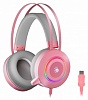 Наушники с микрофоном A4 Bloody G521 розовый 2.3м мониторные USB оголовье (G521 ( PINK ))