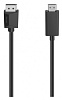 Кабель видео Hama Ultra-HD 4K DisplayPort (f) HDMI (f) 1.5м. черный (уп.:1шт) (00200712)