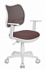 Кресло детское Бюрократ CH-W797 BR TW-14C спинка сетка коричневый сиденье коричневый TW-14C (пластик белый)