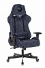Кресло игровое Бюрократ VIKING KNIGHT LT27 FABRIC синий крестовина металл