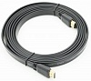 Кабель аудио-видео FLAT HDMI (m) HDMI (m) 3м. черный