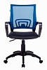 Кресло Бюрократ CH-695NLT синий TW-05 сиденье черный TW-11 сетка ткань крестовина пластик