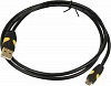 Кабель 2A Smooth Connector micro USB B (m) USB A(m) 1м черный