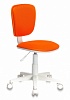 Кресло детское Бюрократ CH-W204NX ORANGE оранжевый TW-96-1 (пластик белый)