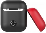 Чехол SwitchEasy Colors для в футляра с возможностью беспроводной зарядки к AirPods 2. Материал силикон. Цвет черный.