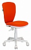 Кресло детское Бюрократ KD-W10 26-29-1 оранжевый 26-29-1 (пластик белый)
