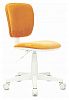 Кресло детское Бюрократ CH-W204NX оранжевый Velvet 72 крестов. пластик пластик белый