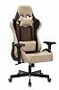Кресло игровое Бюрократ VIKING 7 KNIGHT BR FABRIC коричневый текстиль эко.кожа крестовина металл