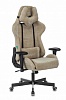 Кресло игровое Бюрократ VIKING KNIGHT LT21 FABRIC песочный крестовина металл