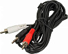 Кабель аудио Ningbo JAAC010-3 2хRCA (m) Jack 3.5 (m) 3м. черный