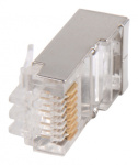 Коннектор ITK GENERICA (CS3-1C5EF-G-20PCS) FTP кат.5e RJ45 прозрачный (упак.:20шт)