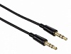 Кабель аудио Hama H-122324 Jack 3.5 (f) Jack 3.5 (f) 1.5м. Позолоченные контакты черный 3зв (00122324)