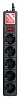 Сетевой фильтр Powercube SPG-B-6-BLACK 1.9м (5 розеток) черный (коробка)