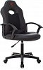 Кресло игровое Zombie 11LT черный текстиль эко.кожа на колес. пластик черный