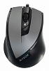 Мышь A4 V-Track Padless N-600X-2 серый оптическая (1600dpi) USB (4but)