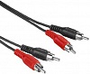 Кабель аудио Hama H-30457 2хRCA (m) 2хRCA (m) 2.5м. черный (00030457)