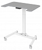 Стол для ноутбука Cactus VM-FDE101 столешница МДФ серый белый 80x60x123см (CS-FDE101WGY)