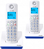 Р Телефон Dect Alcatel S230 Duo ru white белый (труб. в компл.:2шт) АОН