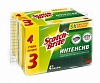 Губка для мытья посуды 3M Scotch-Brite HD-N-7090-4 Стандарт желтый (упак: 4шт) (7100092297)