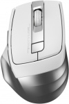 Мышь A4Tech Fstyler FG35S серебристый/белый оптическая (2000dpi) silent беспроводная USB (6but)